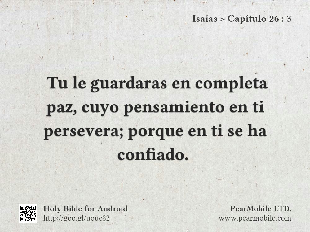 Isaías, Capítulo 26:3